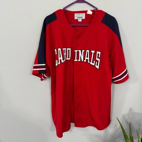 Vintage Starter MLB St Louis Cardinals Mark McGwire Jersey Mens Size XL Baseball - Picture 1 of 10